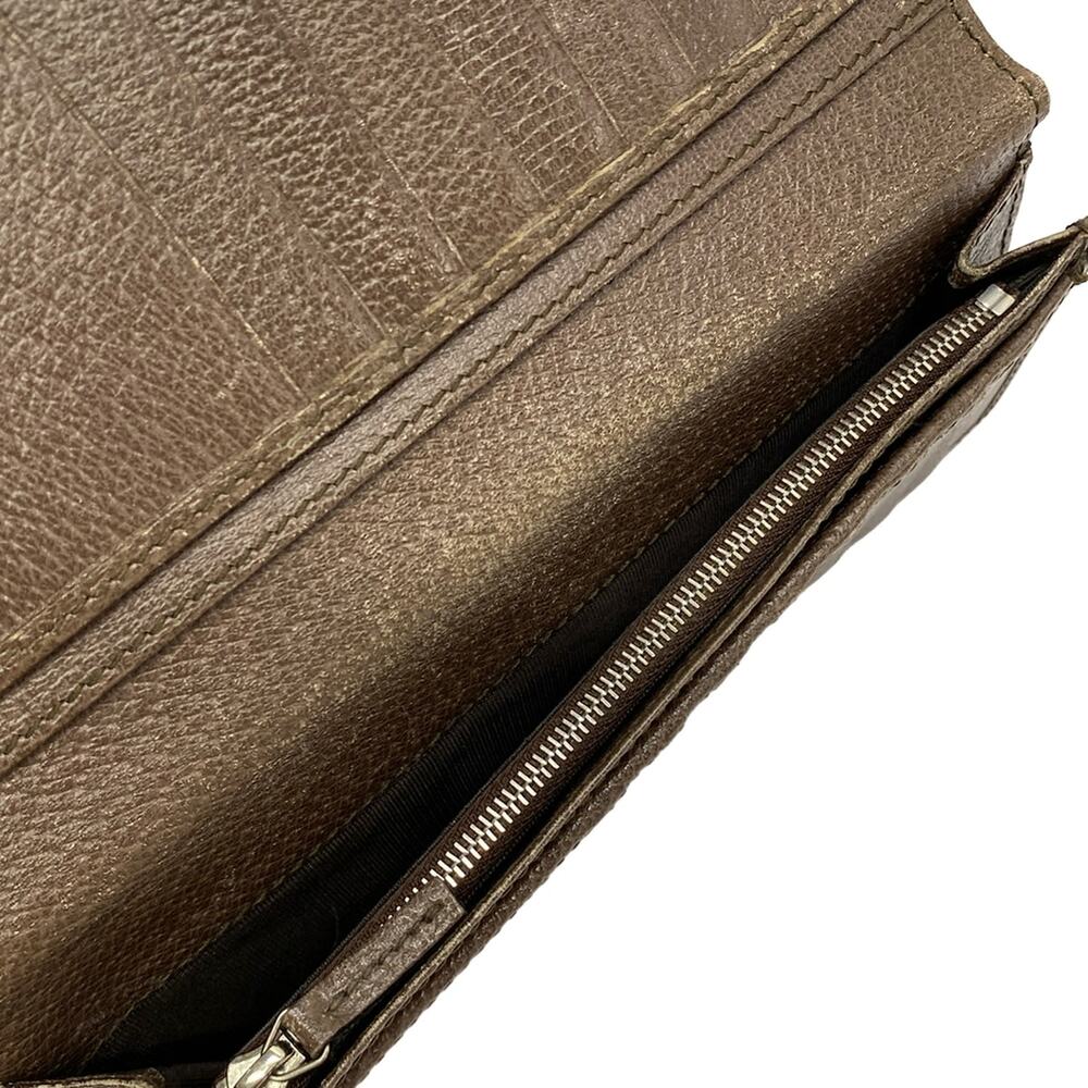 Gucci GG Supreme / Gucci Tian Long Wallet 427011 Dark Brown Beige Multi - Picture 4 of 8